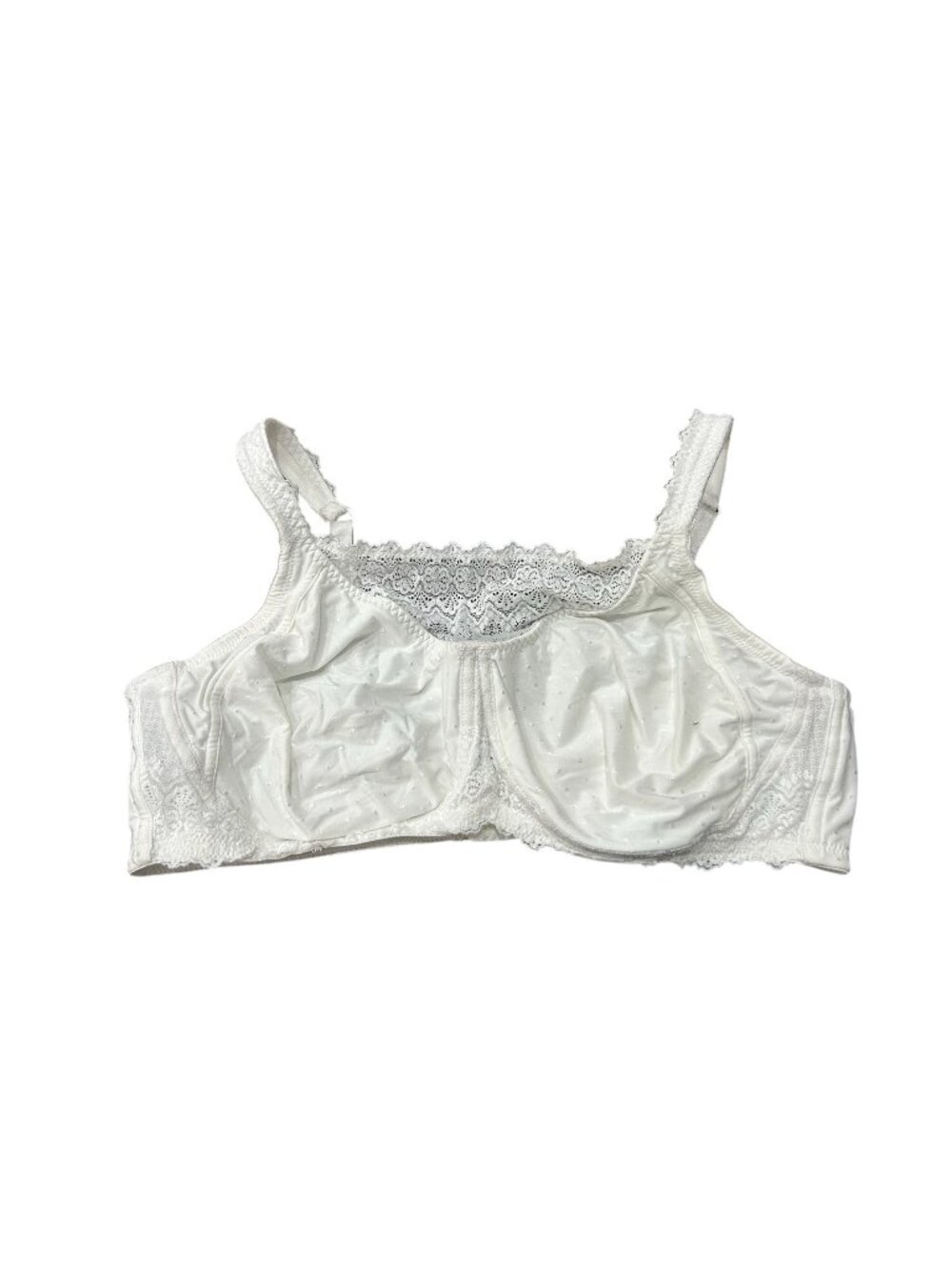 Amoena Dana SB White Soft Lace Non Wired Post Surgery Bra SZ 42C Minimalist NWT